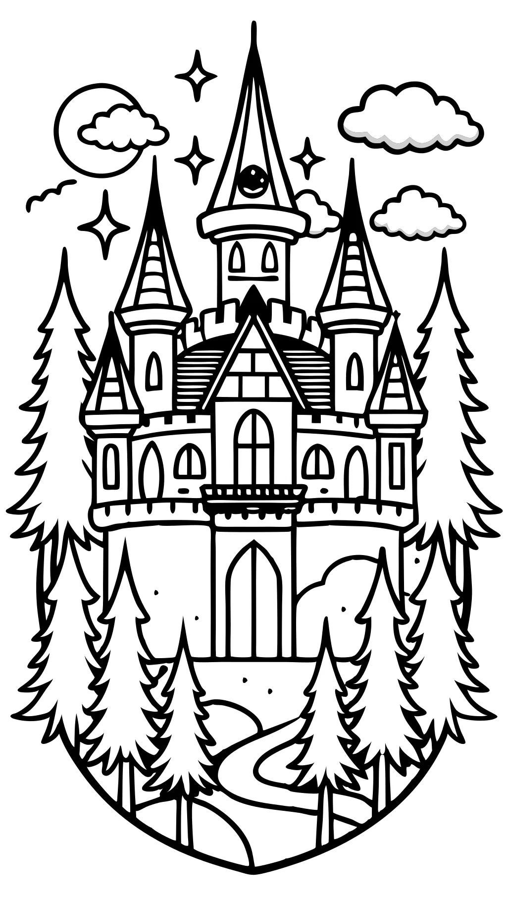 dark fantasy coloring pages